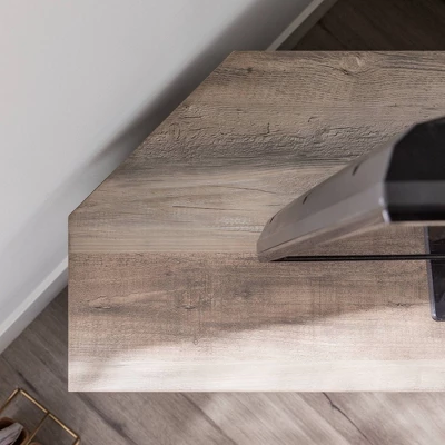 Robinson Rustic Transitional Sliding Barn Door Corner TV Stand for TVs up to 58" - Saracina Home Robinson Rustic Transitional Sliding Barn Door Corner TV Stand For TVs Up To 58" - Saracina Home -Saracina Home GUEST 9925a43b 1257 4b54 af83 9aa2da9341e5