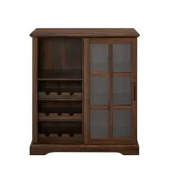 Tavern Modern Transitional Sliding Window Pane Door Bar Cabinet - Saracina Home 6 Tavern Modern Transitional Sliding Window Pane Door Bar Cabinet - Saracina Home -Saracina Home GUEST 9b43bc1d 6244 4381 8aae a40702b3f8c5