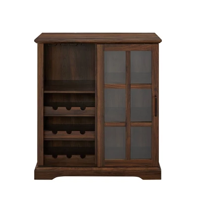 Tavern Modern Transitional Sliding Window Pane Door Bar Cabinet - Saracina Home Tavern Modern Transitional Sliding Window Pane Door Bar Cabinet - Saracina Home -Saracina Home GUEST 9b43bc1d 6244 4381 8aae a40702b3f8c5