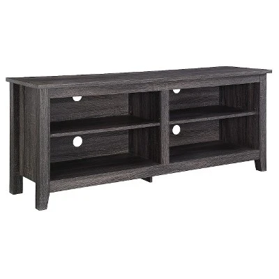 Transitional 4 Cubby Wood Open Storage TV Stand for TVs up to 65"- Saracina Home Transitional 4 Cubby Wood Open Storage TV Stand For TVs Up To 65"- Saracina Home -Saracina Home GUEST 9b7ac2df b47e 4854 8161 aae16d90f836