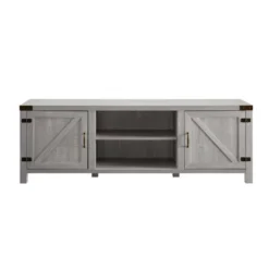 Modern Industrial Barn Door TV Stand For TVs Up To 80" - Saracina Home -Saracina Home GUEST 9ccda18b f7bb 4bed b140 1b4752c2cd81