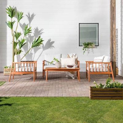 Saracina Home 4pc Modern Boho Eucalyptus Spindle Outdoor Conversation Set Saracina Home 4pc Modern Boho Eucalyptus Spindle Outdoor Conversation Set -Saracina Home GUEST 9dfceafa 1949 4c00 8af4 dd4d0d1137d8
