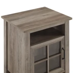 Transitional Classic Windowpane Storage Side Table - Saracina Home -Saracina Home GUEST 9ee162b5 066b 4760 a226 f954c2073eb0