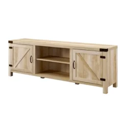 Modern Industrial Barn Door TV Stand For TVs Up To 80" - Saracina Home -Saracina Home GUEST 9ef5a783 bb20 4c86 acb2 3a062eb4c171