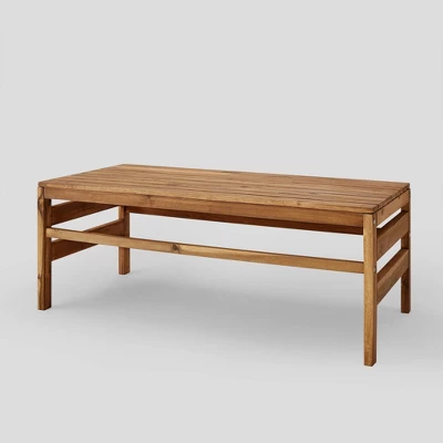Outdoor Acacia Wood Slatted Coffee Table - Saracina Home Outdoor Acacia Wood Slatted Coffee Table - Saracina Home -Saracina Home GUEST a49e20eb 4974 43aa 9ca9 402c859d088f