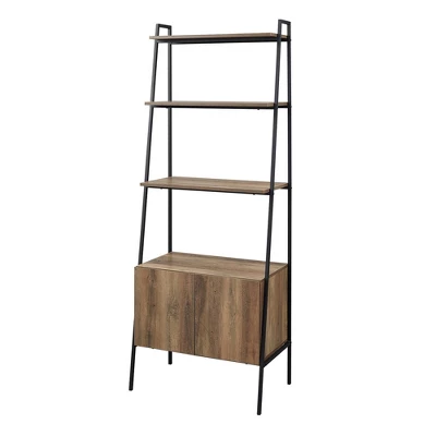 72" Open Shelf and Closed Storage Cabinet Ladder Bookcase - Saracina Home 72" Open Shelf And Closed Storage Cabinet Ladder Bookcase - Saracina Home -Saracina Home GUEST a549211b d335 42ba adc5 7d826ec271f5