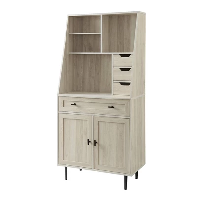 64" Storage Desk & Hutch with Keyboard Drawer - Saracina Home 64" Storage Desk & Hutch With Keyboard Drawer - Saracina Home -Saracina Home GUEST a5597132 39b9 47f7 8df0 34356366975a