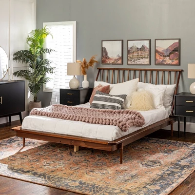 Boho Solid Wood Spindle Platform Bed - Saracina Home Boho Solid Wood Spindle Platform Bed - Saracina Home -Saracina Home GUEST a59e04b0 9472 44a4 aa47 43be053d19eb