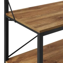 72" Urban Farmhouse Mixed Material Hall Tree - Saracina Home -Saracina Home GUEST a5af1f45 28ee 4fca 94fc 670056c00e4b