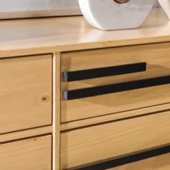 Modern 6 Drawer Double Dresser With Long Handles - Saracina Home 9 Modern 6 Drawer Double Dresser With Long Handles - Saracina Home -Saracina Home GUEST a655ef3a e42c 4a92 8bd3 8dc5f35056e3