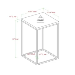 Owen Urban Open Box Frame Side Table Faux White Marble - Saracina Home 8 Owen Urban Open Box Frame Side Table Faux White Marble - Saracina Home -Saracina Home GUEST a6c6b240 e494 449b 94d6 29004ba6eb70