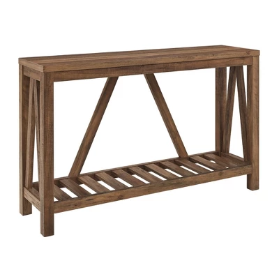Taylen A Frame Farmhouse Entryway Console Table - Saracina Home Taylen A Frame Farmhouse Entryway Console Table - Saracina Home -Saracina Home GUEST a7055cec e163 4695 b8ce bda36b52a0dd