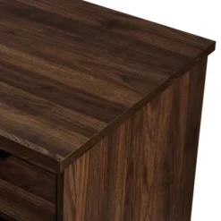 DuPonte Modern Double Sided Pedestal Executive Desk Dark Walnut - Saracina Home 3 DuPonte Modern Double Sided Pedestal Executive Desk Dark Walnut - Saracina Home -Saracina Home GUEST a93a14cc 3ea1 42ab 9b2d cbc100379dc7