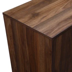 44" Mid-Century Modern Asymmetrical Sideboard Dark Walnut - Saracina Home 2 44" Mid-Century Modern Asymmetrical Sideboard Dark Walnut - Saracina Home -Saracina Home GUEST a9f195b1 5f71 4b42 95c3 56e134148815