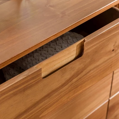 Mid-Century Modern Groove Wood 6 Drawer Dresser - Saracina Home Mid-Century Modern Groove Wood 6 Drawer Dresser - Saracina Home -Saracina Home GUEST acae644a 11b4 4991 825d c7f6901a557e