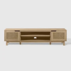 Modern Boho Storage TV Stand For TVs Up To 80" With Rattan Doors - Saracina Home 9 Modern Boho Storage TV Stand For TVs Up To 80" With Rattan Doors - Saracina Home -Saracina Home GUEST b0d8acef 9f03 4235 95e4 57c3710f0a4e