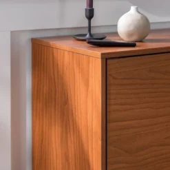 2 Door Mid-Century Modern Wood Storage TV Stand For TVs Up To 65" - Saracina Home 2 2 Door Mid-Century Modern Wood Storage TV Stand For TVs Up To 65" - Saracina Home -Saracina Home GUEST b1a384d6 295b 4e7a a05e e9586c97b823