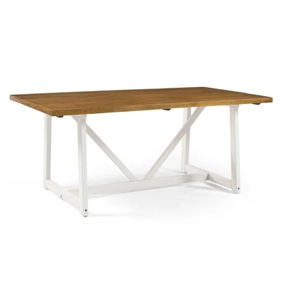 72" Solid Wood Trestle Dining Table - Saracina Home 72" Solid Wood Trestle Dining Table - Saracina Home -Saracina Home GUEST b26ee083 34a0 48ae 8628 5b3a21d31163