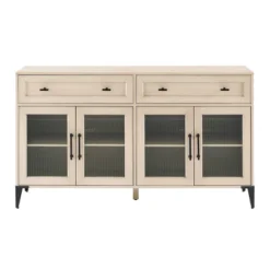 4 Door Reeded Glass Storage Sideboard - Saracina Home 5 4 Door Reeded Glass Storage Sideboard - Saracina Home -Saracina Home GUEST b5c8780d e03c 48c8 95d6 0fe3f6586445