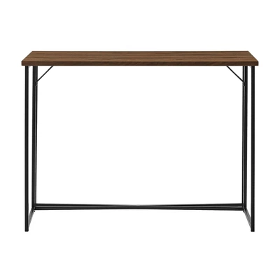 Maxwell Modern Glam Simple Y Leg Writing Desk Dark Walnut - Saracina Home Maxwell Modern Glam Simple Y Leg Writing Desk Dark Walnut - Saracina Home -Saracina Home GUEST b6365b2c e647 40c5 b1d4 b6341c034d54