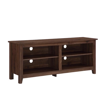 Transitional 4 Cubby Wood Open Storage TV Stand for TVs up to 65"- Saracina Home Transitional 4 Cubby Wood Open Storage TV Stand For TVs Up To 65"- Saracina Home -Saracina Home GUEST b9ce9b3d c9e3 4cd0 ada4 ca03526caed5