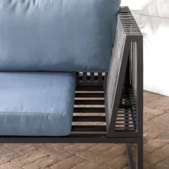 Outdoor Modern Modular Patio Corner Chair Blue - Saracina Home -Saracina Home GUEST b9f3ce52 02c0 4cd5 83c1 ab135ec2aa0d