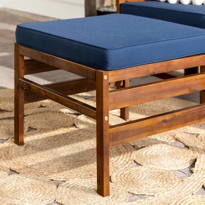 3pc Modular Acacia Wood Patio Chat Set with Cushions - Saracina Home 3pc Modular Acacia Wood Patio Chat Set With Cushions - Saracina Home -Saracina Home GUEST bac9860b 3e03 4d90 85a0 e710ace33155