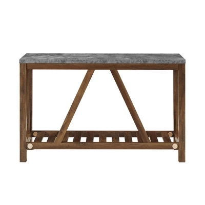 Taylen A Frame Farmhouse Entryway Console Table - Saracina Home Taylen A Frame Farmhouse Entryway Console Table - Saracina Home -Saracina Home GUEST bee6cb8c 47f1 44ce 80f1 d449b4a5270d