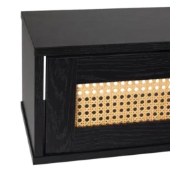 Modern Boho Floating TV Stand For TVs Up To 65" With Rattan Doors - Saracina Home 9 Modern Boho Floating TV Stand For TVs Up To 65" With Rattan Doors - Saracina Home -Saracina Home GUEST c0dfe5c1 8bff 4ec8 937c bc0679055c00