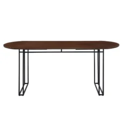 71" Phyllis Modern Drop Leaf Dining Table Walnut - Saracina Home 2 71" Phyllis Modern Drop Leaf Dining Table Walnut - Saracina Home -Saracina Home GUEST c1a3f38c f2d2 470d ba9e b5f48f56cd10