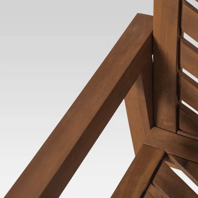 3pc Slatted Chevron Acacia Wood Patio Chat Set - Saracina Home 3pc Slatted Chevron Acacia Wood Patio Chat Set - Saracina Home -Saracina Home GUEST c1ff2a1b c925 43c3 99c6 f046b31d44db