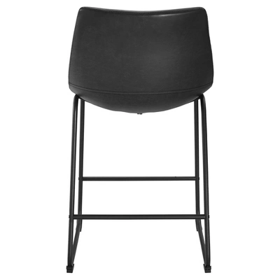 Set of 2 Laslo Modern Upholstered Faux Leather Counter Height Barstools - Saracina Home Set Of 2 Laslo Modern Upholstered Faux Leather Counter Height Barstools - Saracina Home -Saracina Home GUEST c46de002 f908 4921 9735 db2fda8942da