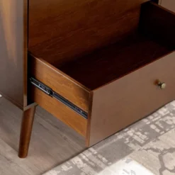 Mid-Century Modern With Closed Storage TV Stand For TVs Up To 58" Walnut - Saracina Home 3 Mid-Century Modern With Closed Storage TV Stand For TVs Up To 58" Walnut - Saracina Home -Saracina Home GUEST c4d3d5a8 b236 4de0 a8b9 6466fce715e6