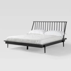 Boho Solid Wood Spindle Platform Bed - Saracina Home 16 Boho Solid Wood Spindle Platform Bed - Saracina Home -Saracina Home GUEST c5d323a8 8164 4401 a7cd 52309bceefac