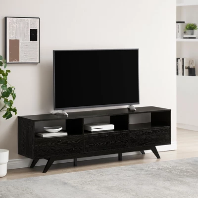 Mid-Century Modern Low TV Stand with Storage for TVs up to 80" - Saracina Home Mid-Century Modern Low TV Stand With Storage For TVs Up To 80" - Saracina Home -Saracina Home GUEST c9195478 00b9 4bdd a971 22a53520672b