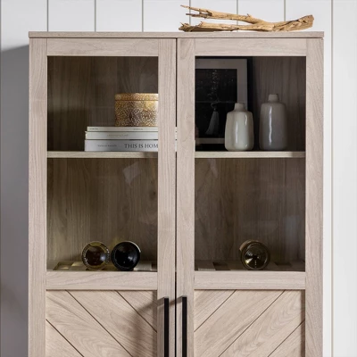 68" Boho Modern Tall Storage Wood Cabinet - Saracina Home 68" Boho Modern Tall Storage Wood Cabinet - Saracina Home -Saracina Home GUEST caaed950 8a86 48dc 90af fe02f919bd3d