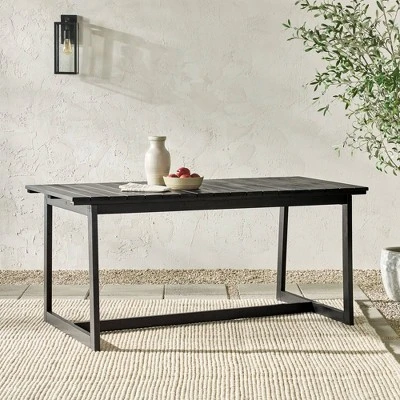 Saracina Home 66" Modern Acacia Slatted Rectangle Outdoor Dining Table Saracina Home 66" Modern Acacia Slatted Rectangle Outdoor Dining Table -Saracina Home GUEST cc18138d c593 4933 b2d0 47b44925bf1a