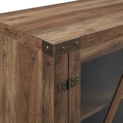 Clarabelle Transitional Glass Barn Door TV Stand for TVs up to 65" - Saracina Home Clarabelle Transitional Glass Barn Door TV Stand For TVs Up To 65" - Saracina Home -Saracina Home GUEST cc2324cd a499 4859 a80c 4cc5c428473a