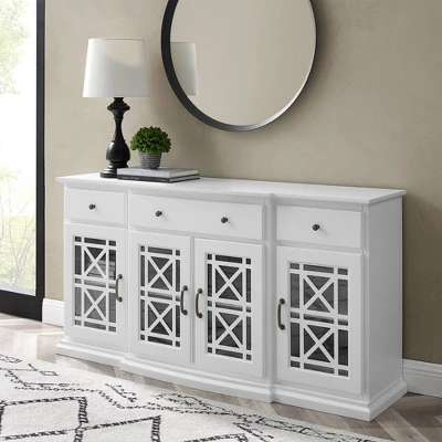 Selma Transitional 3 Tiered Ornate Fretwork Door Sideboard - Saracina Home Selma Transitional 3 Tiered Ornate Fretwork Door Sideboard - Saracina Home -Saracina Home GUEST cdf6c707 00c3 48fa a445 4ef1444609de