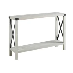 Sophie Rustic Industrial X Frame Entry Table - Saracina Home -Saracina Home GUEST cf5bf7c8 47e9 4b55 841d 5247188cac9a