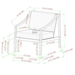 Saracina Home Mid-Century Modern Slatted Outdoor Acacia Arm Chair With Cushion 4 Saracina Home Mid-Century Modern Slatted Outdoor Acacia Arm Chair With Cushion -Saracina Home GUEST d02019b5 cfda 43ca aa82 f0818f3c14cb