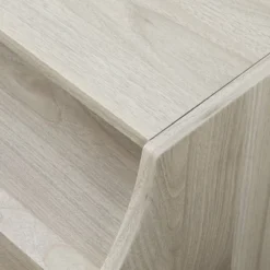 Fluted Glass Double Door Nightstand With USB Port - Saracina Home -Saracina Home GUEST d093595c a9f6 473c a5b9 8125a1d6a2d2