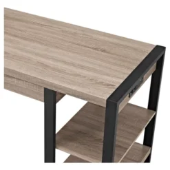 60" Industrial Transitional Tech Desk With USB - Saracina Home 2 60" Industrial Transitional Tech Desk With USB - Saracina Home -Saracina Home GUEST d0f4e76a cce8 490e a9f2 16c8c2cded25