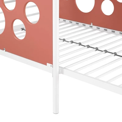 Twin Modern Cut-Out L-Shaped Metal Bunk Bed - Saracina Home Twin Modern Cut-Out L-Shaped Metal Bunk Bed - Saracina Home -Saracina Home GUEST d136bdc3 f058 4dfd 808e 90088fa20ede