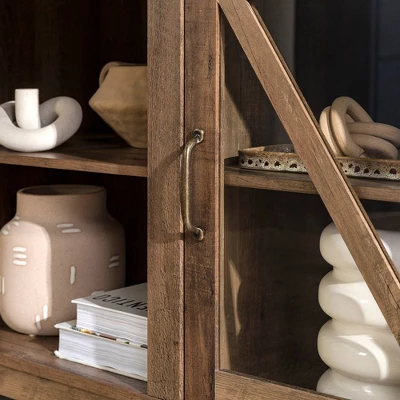 Clarabelle Transitional Glass Barn Door TV Stand for TVs up to 65" - Saracina Home Clarabelle Transitional Glass Barn Door TV Stand For TVs Up To 65" - Saracina Home -Saracina Home GUEST d2b2711f 6cf0 4687 9acb 6b39e2e32054