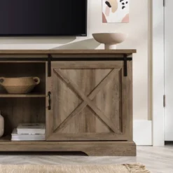Clarabelle Double Sliding X Barn Door TV Stand For TVs Up To 80" - Saracina Home 12 Clarabelle Double Sliding X Barn Door TV Stand For TVs Up To 80" - Saracina Home -Saracina Home GUEST d33725c0 b94a 4c9b 9892 e89b73ee9cf2