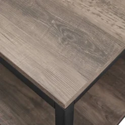 72" Industrial Farmhouse Metal And Wood Hall Tree Gray Wash - Saracina Home -Saracina Home GUEST d481deeb dffc 4ac2 a8c2 ef9bc603d673