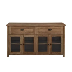 Millia Transitional Farmhouse 4 Door Sideboard With Glass Panels - Saracina Home 3 Millia Transitional Farmhouse 4 Door Sideboard With Glass Panels - Saracina Home -Saracina Home GUEST dc2c70e7 4d7c 4a18 8c8e b77c61a85f71