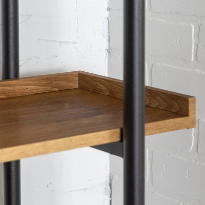 68" 5 Tray Shelf Urban Pipe X Back Bookshelf - Saracina Home 68" 5 Tray Shelf Urban Pipe X Back Bookshelf - Saracina Home -Saracina Home GUEST dc48e521 6f15 4188 bc6b c363538622f2