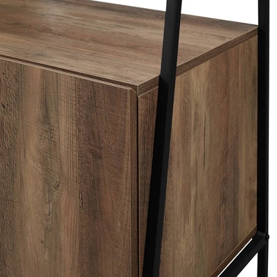 72" Open Shelf and Closed Storage Cabinet Ladder Bookcase - Saracina Home 72" Open Shelf And Closed Storage Cabinet Ladder Bookcase - Saracina Home -Saracina Home GUEST ded49d99 27c1 4ea8 a1ba cd985adc4624